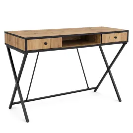 biurko-komputerowe-120-cm-z-szufladami-industrialne-loftowe-dab-craft