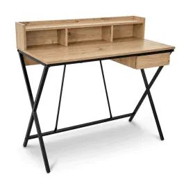biurko-komputerowe-100-cm-z-szuflada-polka-industrialne-loftowe-dab-artisan