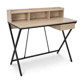 biurko-industrialne-komputerowe-100-cm-1-szuflada-1-polka-loft-dab-sonoma