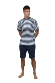 boohooman-meska-pizama-morska-w-paski-z-krotkim-rekawem-xs-z3a