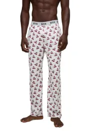 boohooman-spodnie-od-pizamy-meskie-biale-wzor-swiateczny-l-z3a