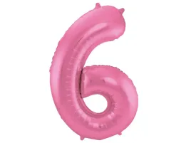 balon-matowy-cyfra-6-rozowa-szesc-86cm