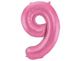 balon-matowy-cyfra-9-rozowa-dziewiec-86cm