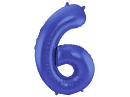 balon-matowy-cyfra-6-niebieska-szesc-86cm