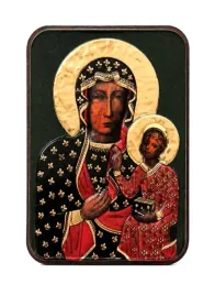 ikona-srebrna-matka-boza-czestochowska-107x15cm