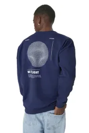 trendyol-man-bluza-meska-granatowa-z-nadrukiem-dlugi-rekaw-l-5da