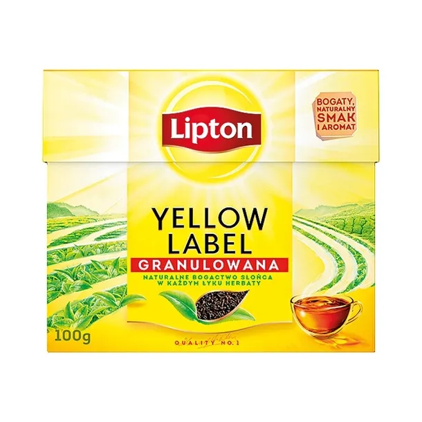 Lipton Yellow Label - herbata czarna granulowana 100 g