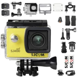 kamera-sportowa-sjcam-sj4000-wifi-zolta-4k-uhd-wodoodporna-akcesoria