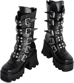 damskie-botki-gothic-punk-metal-na-platformie-wygodne-stylowe-czarne