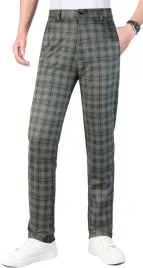 meskie-spodnie-materialowe-w-krate-eleganckie-wygodne-wyjsciowe-zielone-32w