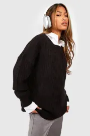 ic07105-boohoo-brazowy-sweter-oversize-prazki-dlugi-rekaw-31-l