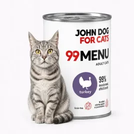 karma-mokra-dla-kota-john-dog-for-cats-99-menu-indyk-puszka-400g-bezzbozowa