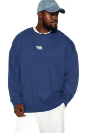 trendyol-man-bluza-meska-niebieska-z-okraglym-dekoltem-i-nadrukiem-l-5da