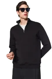 trendyol-man-bluza-meska-czarna-z-polstojka-i-zamkiem-dlugi-rekaw-xxl-5da