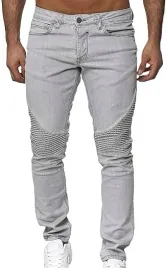 jeansy-meskie-slim-fit-biker-szare-elastyczne-bawelniane-w42l36
