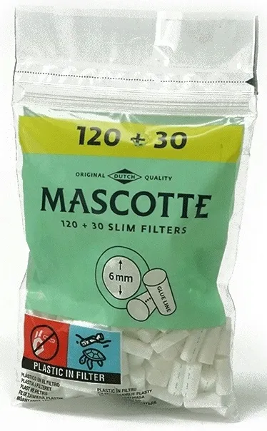 Filtry MASCOTTE Slim fi6 120+30=150szt.