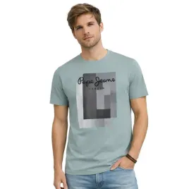 t-shirt-meski-pepe-jeans-oldwive-pm508942-zielony