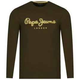 longsleeve-pepe-jeans-logo-pm509882-zielony