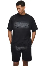 boohooman-czarny-komplet-meski-z-napisem-homme-i-melanzowa-faktura-s-z3a