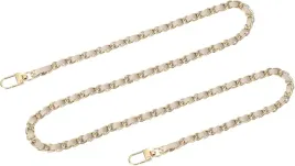 quarkzman-lancuszek-do-torebki-100cm-bezowy-pasek-zloty-lancuszek