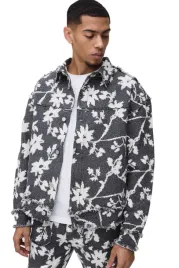 boohooman-koszula-meska-casual-czarno-biala-wzor-kwiaty-fredzle-m-z3a