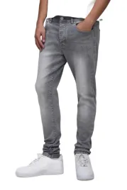 boohooman-meskie-jeansy-rurki-szare-z-przetarciami-dlugie-32-z3a