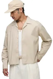 boohooman-meska-koszula-casual-bezowa-dlugi-rekaw-regular-kolnierzyk-m-z3a