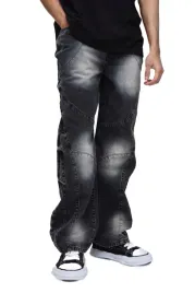 boohooman-czarne-jeansy-meskie-luzne-z-przetarciami-i-szwami-30-z3a