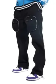 boohooman-czarne-spodnie-meskie-proste-z-kieszeniami-na-zamek-xs-z3a