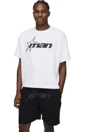 boohooman-komplet-meski-bialy-t-shirt-czarne-spodenki-z-nadrukiem-l-z3a