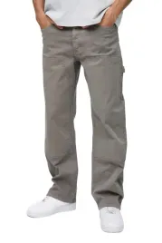 boohooman-szare-spodnie-meskie-casual-proste-z-naszywkami-bawelna-32-z3a