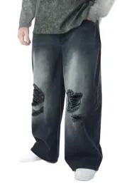 boohooman-meskie-jeansy-luzne-z-dziurami-czarne-plus-size-44-z3a