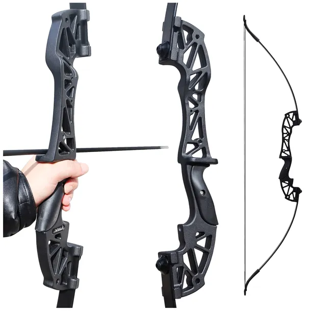 ŁUK REFLEKSYJNY SPORTOWY 135cm 40lbs KLASYCZNY ALUMINIOWY MYŚLIWSKI PREMIUM