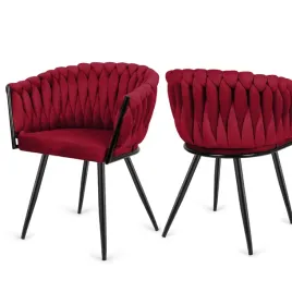 fotel-glamour-welurowy-burgundowy-krzeslo-warkocz-do-salonu-czarne-nogi
