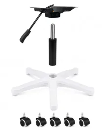 zestaw-do-fotela-obrotowego-uniwersalna-podstawa-biala-podwozie-54-cm