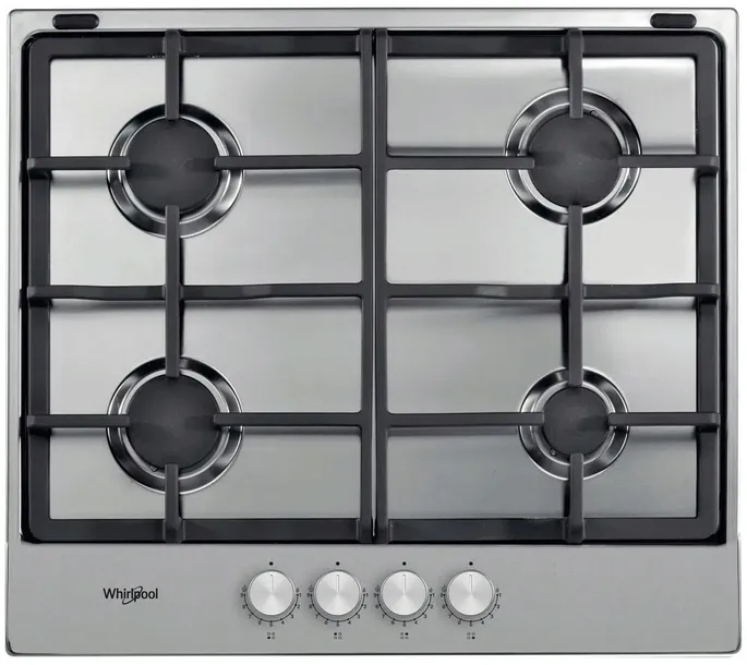 Płyta gazowa Whirlpool TGML 660IX stal nierdzewna Żeliwne ruszta