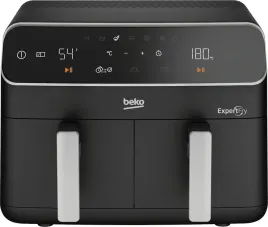 frytkownica-beztluszczowa-beko-frl5388b-2400w-dwie-komory-timer-lcd-czarna