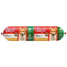 tropi-pelnoporcjowa-karma-dla-psa-jedzenie-kielbasa-baton-z-drobiem-900g