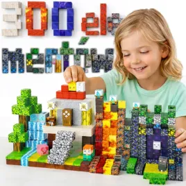 klocki-magnetyczne-300-sztuk-3d-bloki-konstrukcyjne-szesciany-zestaw-pixele