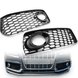 kratki-zderzaka-audi-a5-8t-s-line-2007-2011-plaster-czarny-polysk-halogenow