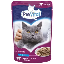 prevital-pelnoporcjowa-karma-saszetki-dla-kota-z-cielecina-w-sosie-100g