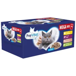 prevital-pelnoporcjowa-karma-kocia-saszetki-dla-doroslego-kota-mix-100g-x40