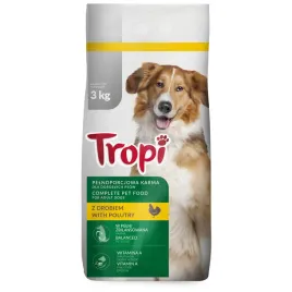 tropi-pelnoporcjowa-karma-dla-psa-jedzenie-chrupki-z-drobiem-i-wit-a-3kg