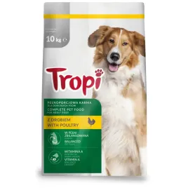 tropi-pelnoporcjowa-karma-dla-psa-jedzenie-chrupki-z-drobiem-i-wit-a-10kg