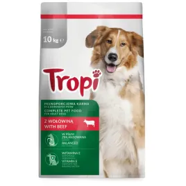 tropi-pelnoporcjowa-karma-dla-psa-jedzenie-chrupki-z-wolowina-i-wit-e-10kg