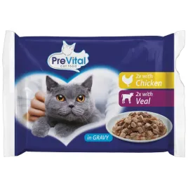 prevital-pelnoporcjowa-karma-kocia-saszetki-dla-kota-mix-w-sosie-100g-x4
