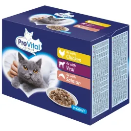 prevital-pelnoporcjowa-karma-kocia-saszetki-dla-kota-mix-w-sosie-100g-x12