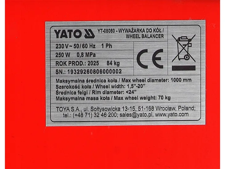 wywazarka-automatyczna-do-kol-osobowych-samochodowych-yato-1000mm-250w-9-s-stan-nowy-kod-producenta-yt-08060