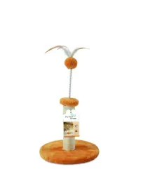 m-pets-my-first-cat-tree-drapak-z-piorem-pomaranczowy