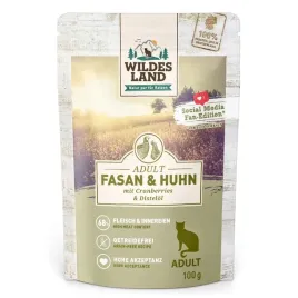 wildes-land-cat-classic-bazant-i-kurczak-z-zurawina-100g-karma-mokra